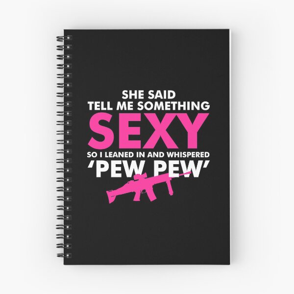 Item preview, Funny Gun Lover Pro Second Amendment Rights USA She Said Tell Me Something Sexy So I Whispered Pew P designed and sold by KNUXX Shop.