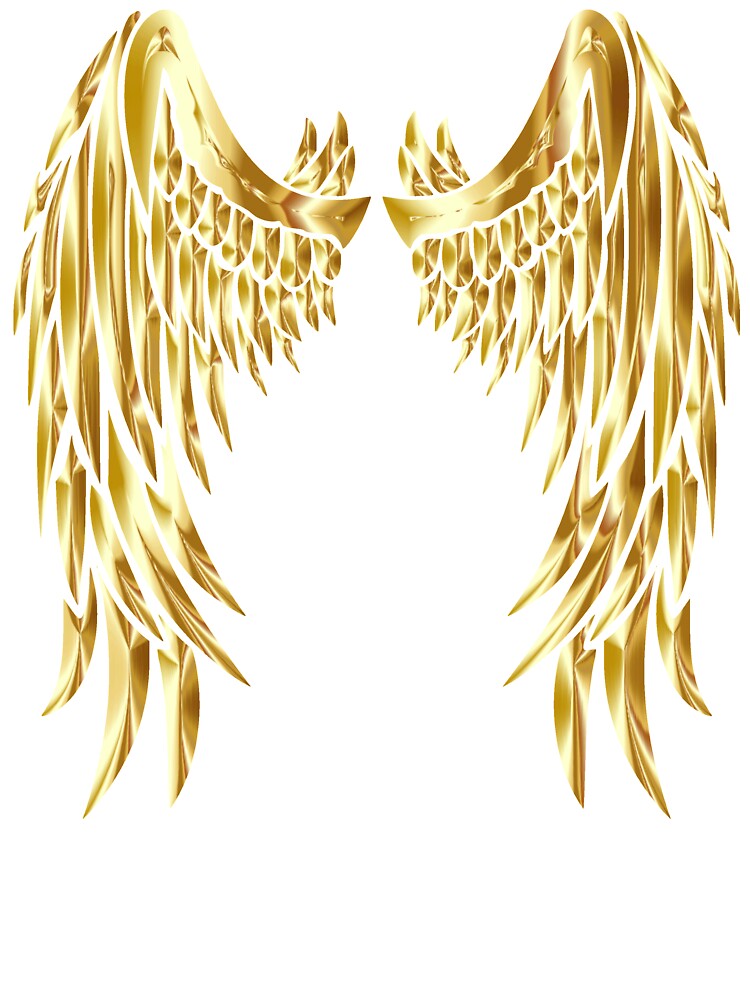 Gold angel Wings | Poster