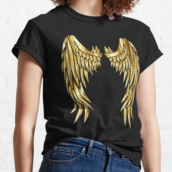 Man's Angel Wings T-shirt Design - Manifest Will