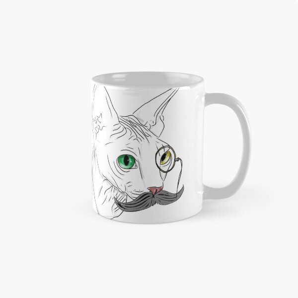 Artikelvorschau, Dapper Sphynx Katze entworfen und verkauft von DoodleMoose.
