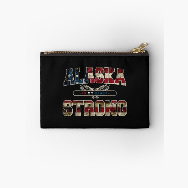 Item preview, Alaska In My Heart Gift Proud Strong Awesome Design America US Flag designed and sold by djpraxis.