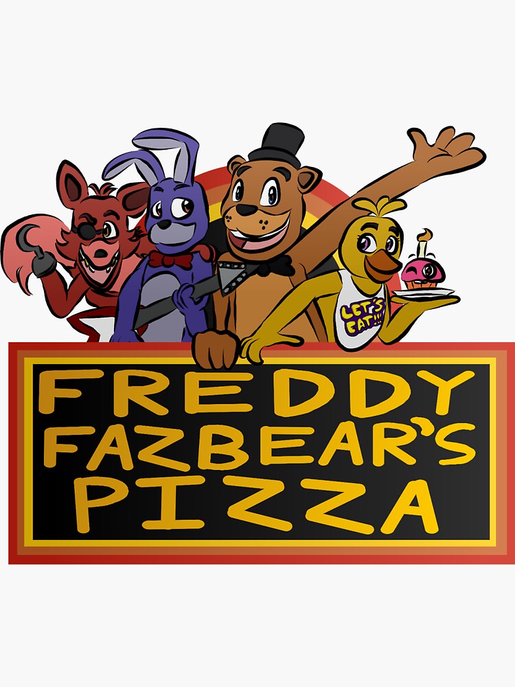 Five Nights At Freddy's Freddy Fazbear's Pizza 24 Oz Single Wall Plastic  Water Bottle