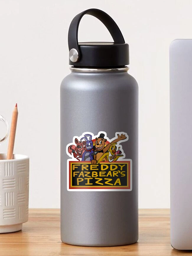 Five Nights At Freddy's Freddy Fazbear's Pizza 24 Oz Single Wall Plastic  Water Bottle