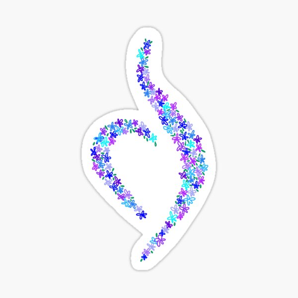Flower NEDA Symbol Sticker