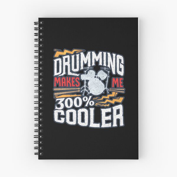Item preview, Drumming Makes Me 300% Cooler Drum Design designed and sold by phoxydesign.