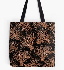 Bolsa de tela Coral rosa negro azabache