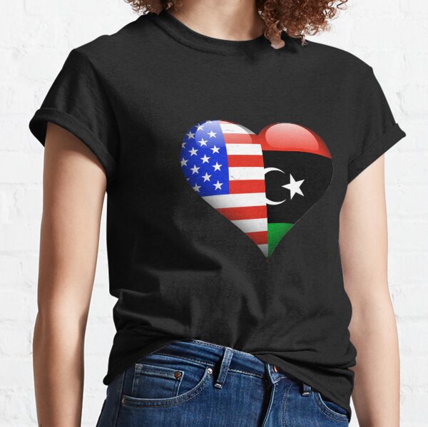 I Love Heart Libya Black Kids Sweatshirt
