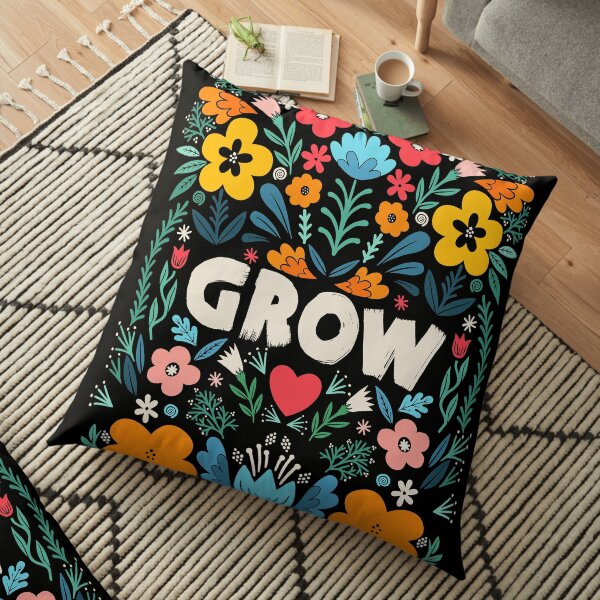 grow garden Floor Pillow