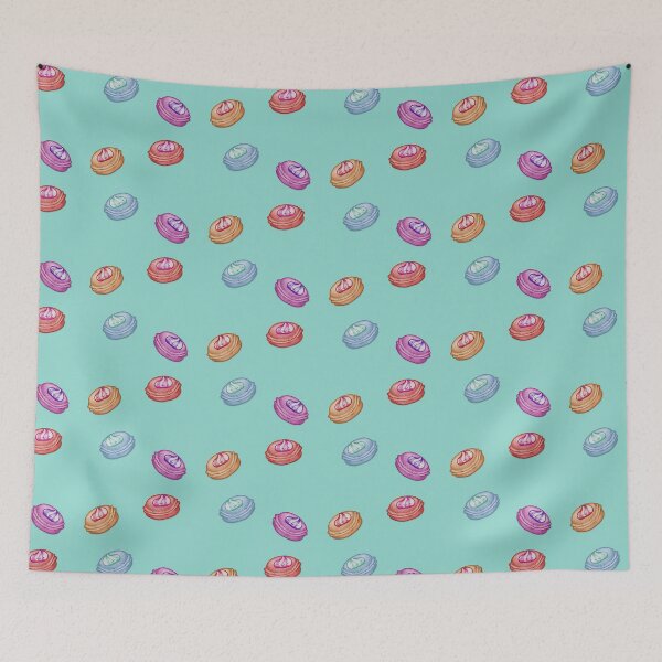 Item preview, CUTE MACAROON WITH WHIP DOLLOP designed and sold by super_shimizu.