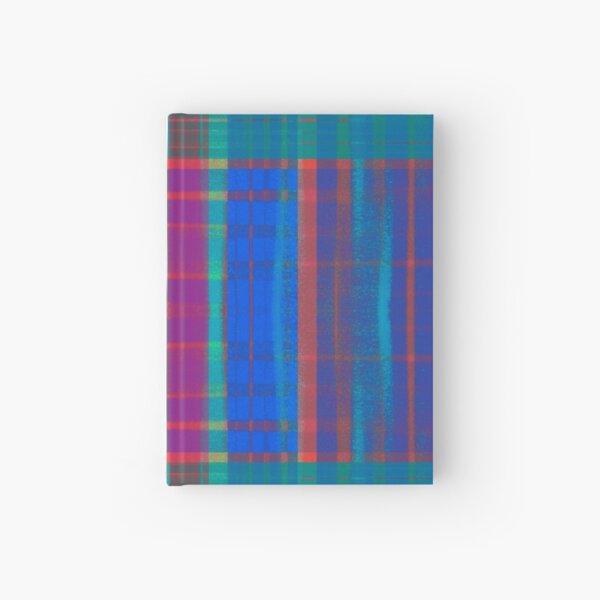 Teal Plaid Hardcover Journal