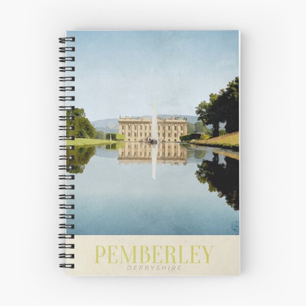 Item preview, Pemberley Travel Poster designed and sold by laureldesigns.