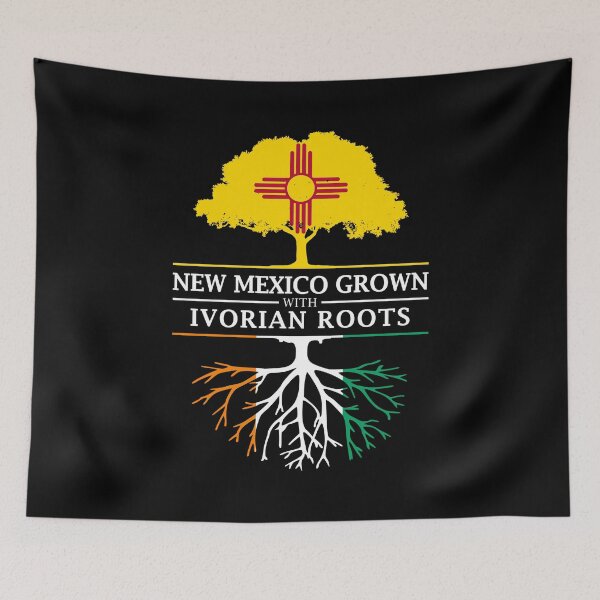 Item preview, New Mexico Grown with Ivorian Roots Ivory Coast Design designed and sold by ockshirts.
