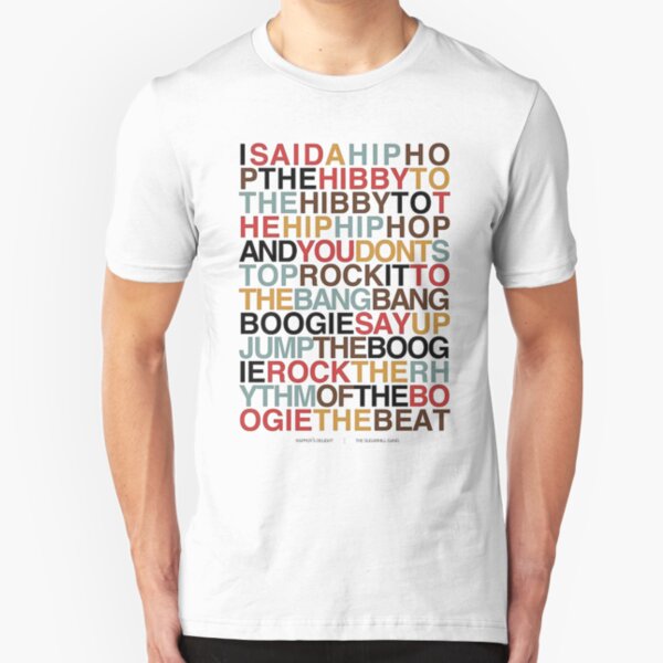 t shirt rapper's delight