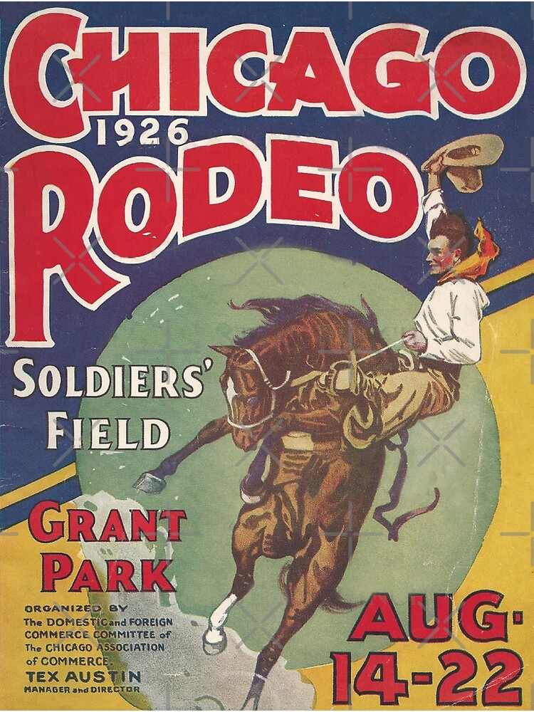 "Chicago Rodeo 1926" Photographic Print by Retrorockit Redbubble