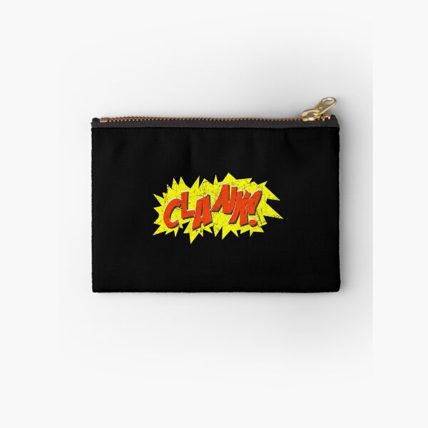Item preview, Super Hero Comic Book Onomatopoeia. Clank! designed and sold by Gold Wings Tees.