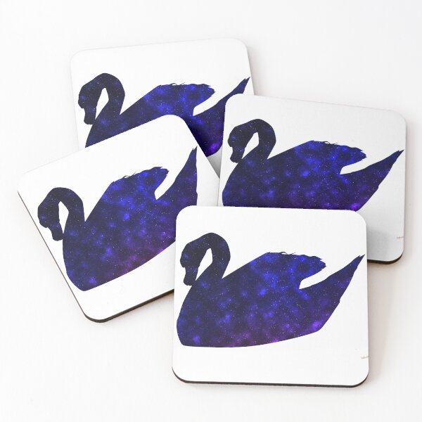 Item preview, Space Silhouette Swan designed and sold by Bloodfire09.