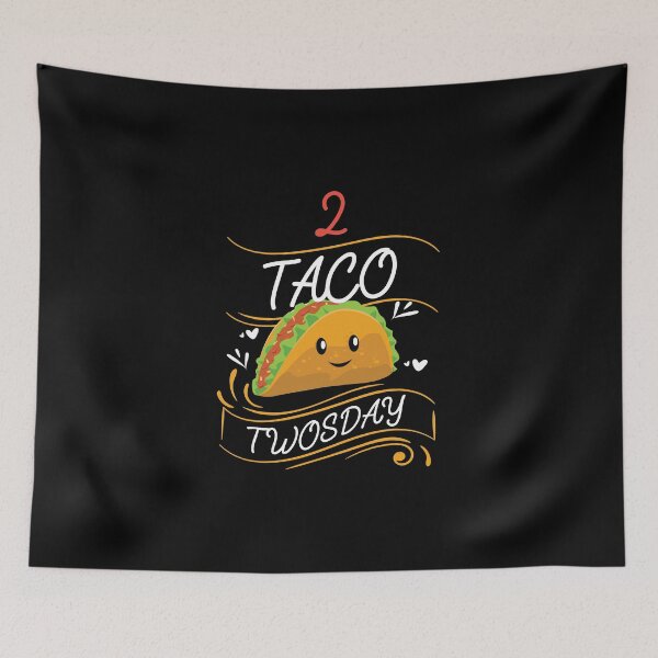 Aperçu de l'œuvre Tacos Taco Twosday Birthday Gift créée et vendue par haselshirt.
