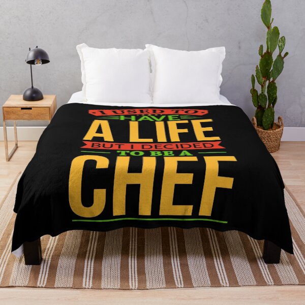 Item preview, I Used To Have A Life But I Decided To Be A Chef Shirt designed and sold by Orange Pieces.