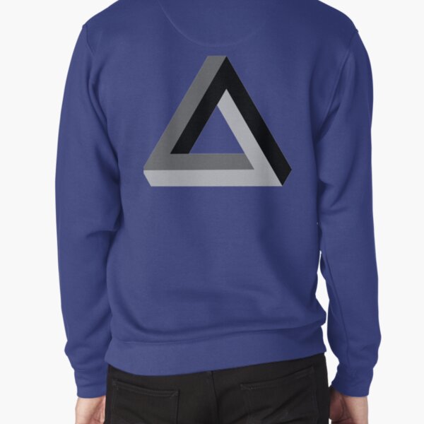 Triangle 3-d Pullover Sweatshirt
