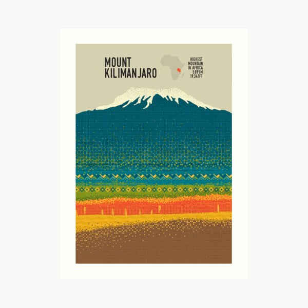 Mount Kilimanjaro Art Print