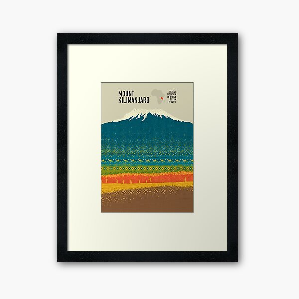 Mount Kilimanjaro Framed Art Print
