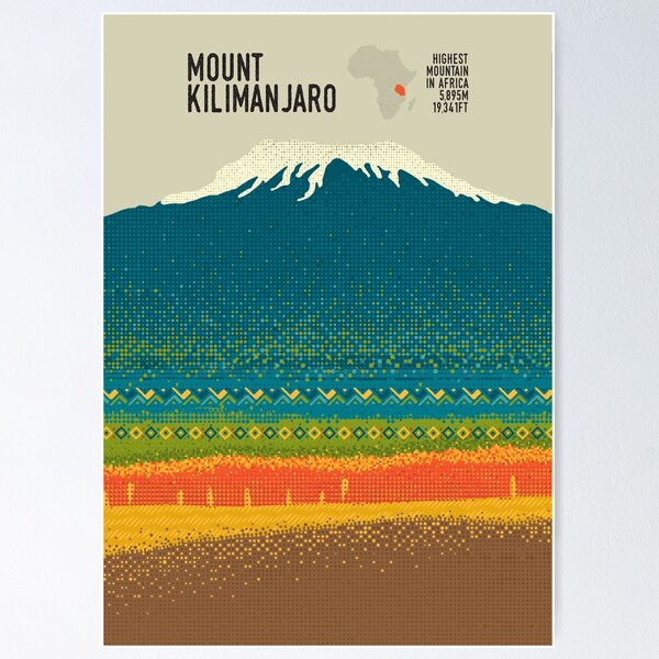 Item preview, le Mont Kilimanjaro designed and sold by printedsparrow.