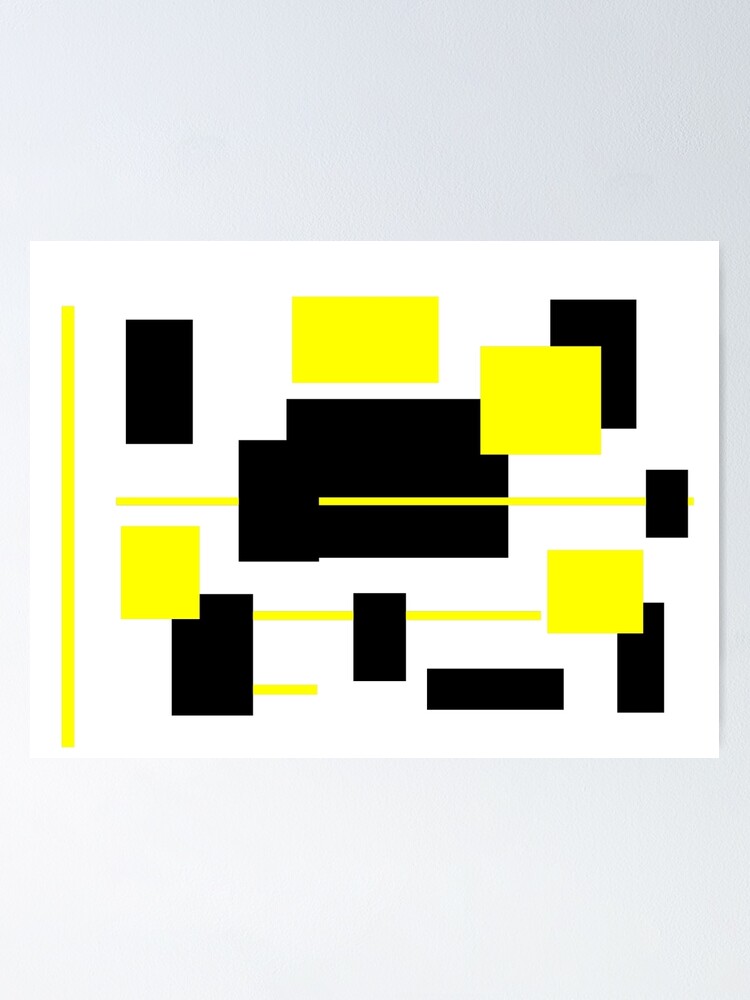 Aperçu 1 sur 3. Poster avec l'œuvre Rectangular Pattern 12 créée et vendue par supernova23.