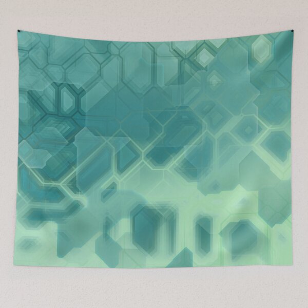 Item preview, future fantasy turquoise designed and sold by Filigranas Digitales.
