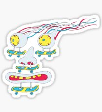 face skaters Sticker