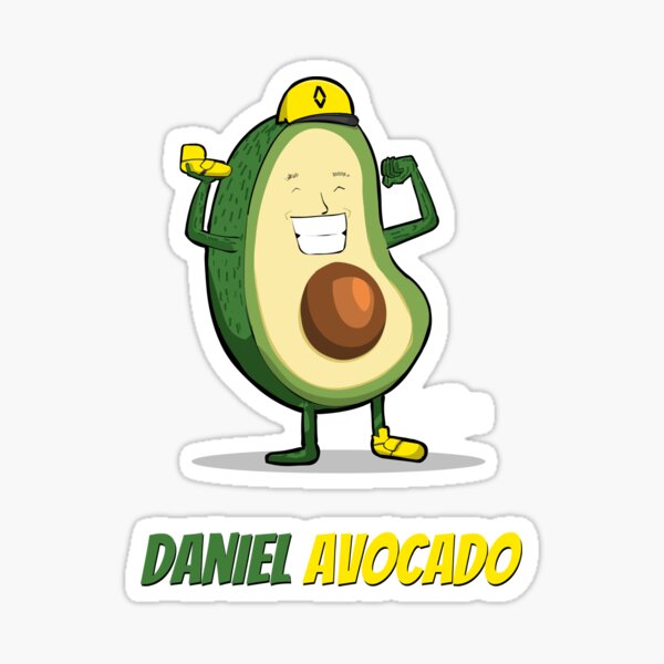 Daniel Avocado Sticker
