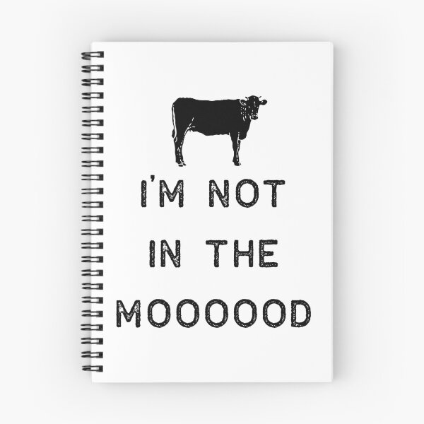 Item preview, Farming Shirt Not In The Mooood Cow Black Cute Gift Farm Country USA designed and sold by threadsmonkey.