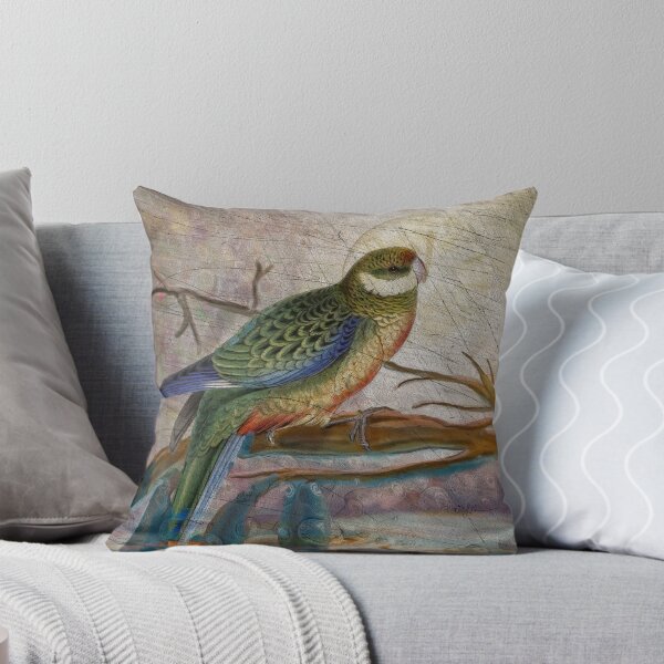 Item preview, The Stanley Parakeet: inspired by Edward Lear's botanical bird drawing designed and sold by Alma Lee.