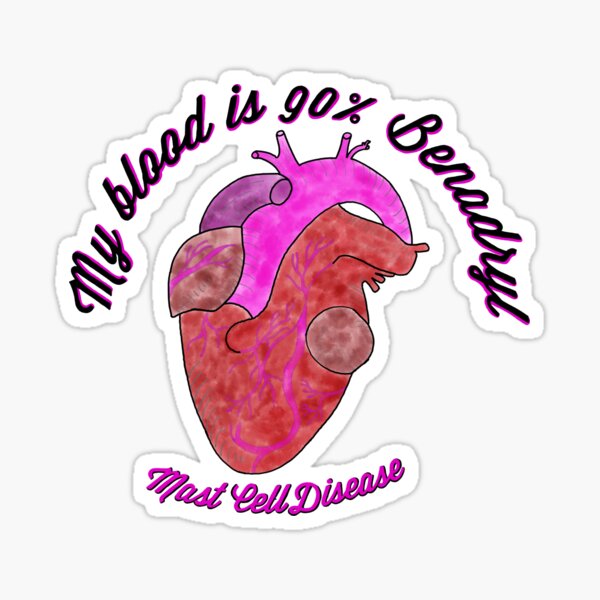 Benadryl In My Blood Sticker