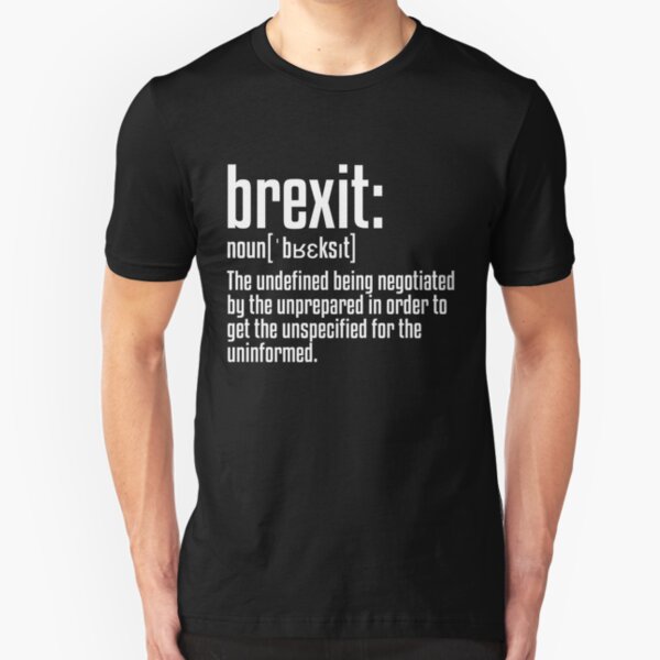 Brexit Definition Slim Fit T-Shirt