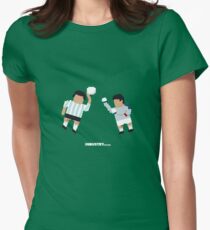 Foot-T 'Hand Of God' Women's Fitted T-Shirt