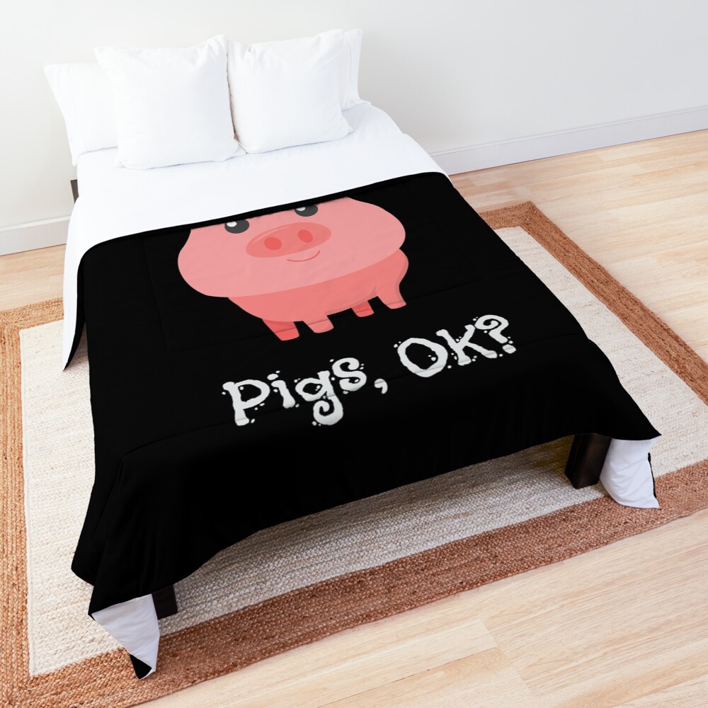 pig baby comforter