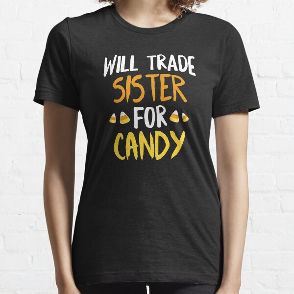 Item preview, Will Trade Sister For Candy Halloween T-Shirt Brother Boys designed and sold by 14thFloor.