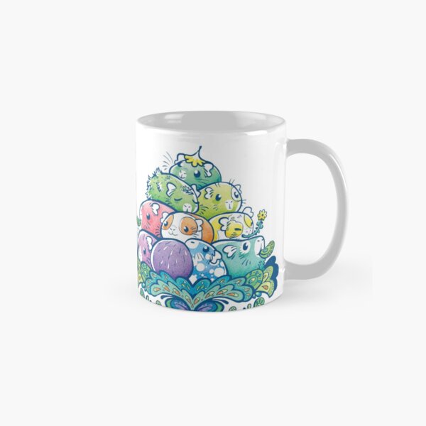Blooming Piggy Pile Classic Mug