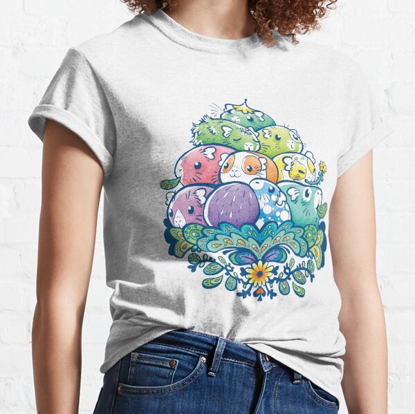 Blooming Piggy Pile Classic T-Shirt