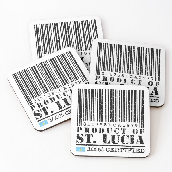 Item preview, Product of St Lucia Barcode  - 100% Certified designed and sold by IdentiTee Studios.