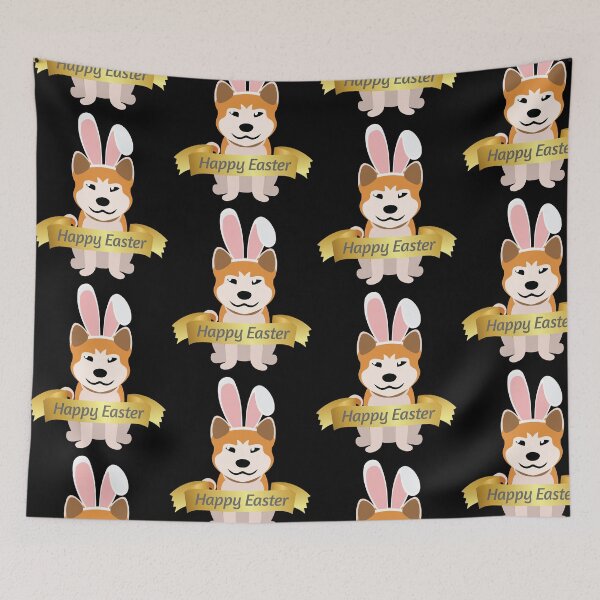 Item preview, Cute Hasky Happy Easter Bunny Ears Dog Lovers Gift designed and sold by peter2art.