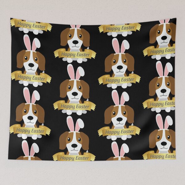 Item preview, Beagle Doggy Happy Easter Bunny Ears Dog Lovers Gift designed and sold by peter2art.