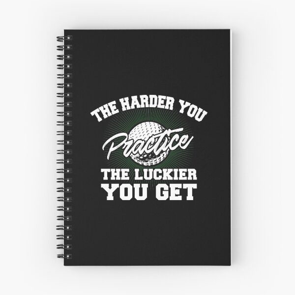 Item preview, Golf Shirt Harder You Practice The Luckier You Get Gift Tee designed and sold by haselshirt.