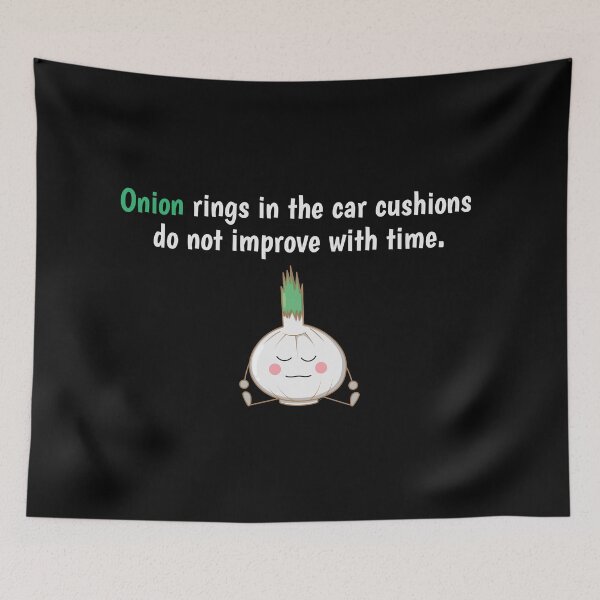 Item preview, Onion Rings In The Car Cushions Vegetable Shirt Funny Gift Tee designed and sold by haselshirt.