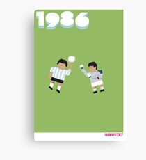 Foot-T poster 'Hand Of God' Canvas Print