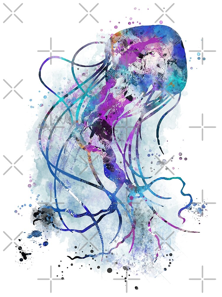 "Jellyfish, Jellyfish art, watercolor Jellyfish" Poster for Sale by