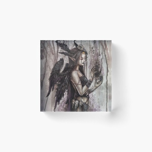 Hekate, Goddess of Magic Acrylic Block