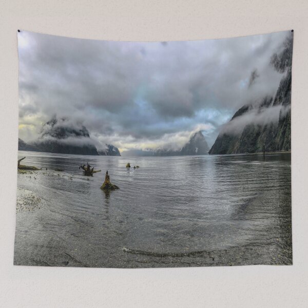 Item preview, Fiord Milford Sound  New Zealand South Island by OLena Art designed and sold by Lena Owens at OLena Art..