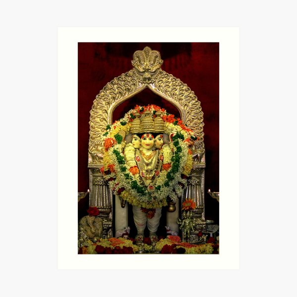 The Deities of India - Lord Dattatreya Art Print