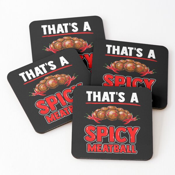 Item preview, That's a spicy meatball with meatballs and chili peppers. designed and sold by Gold Wings Tees.